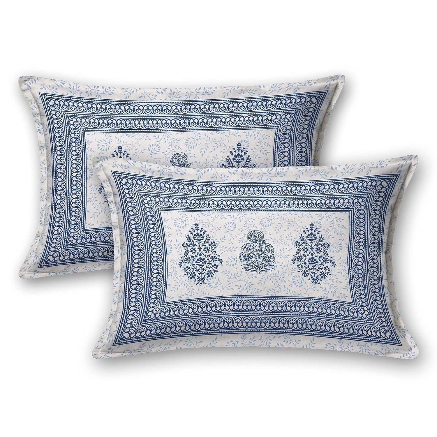 King Size Cotton Bedsheets - 300 TC & Pillow Covers -5 King Size Cotton Bedsheets - 300 TC & Pillow Covers -5