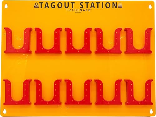 Miniatura 9 de TRADESAFE Etiquetas de bloqueo - 10 etiquetas de peligro de no operar con 10 bridas, vinilo de alta calidad de 32 mil, etiquetas de loto compatibles