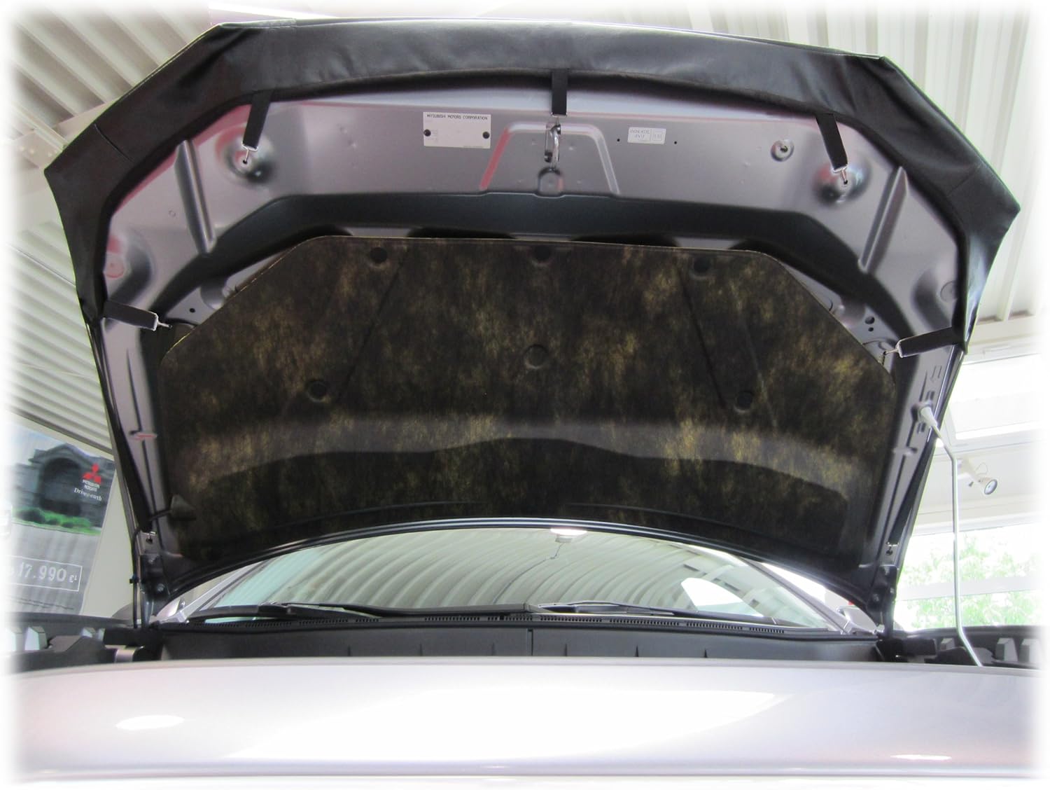 HOOD BRA Front End Nose Mask Compatible with Mitsubishi RVR ASX Outlander Sport 2010-2018 Bonnet Car STONEGUARD PROTECTOR TUNING