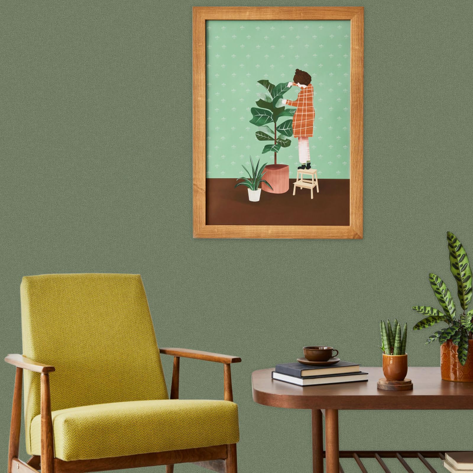 Decoroom Samoprzylepna matowa, ciemnozielona, 60 x 500 cm, wodoszczelna
