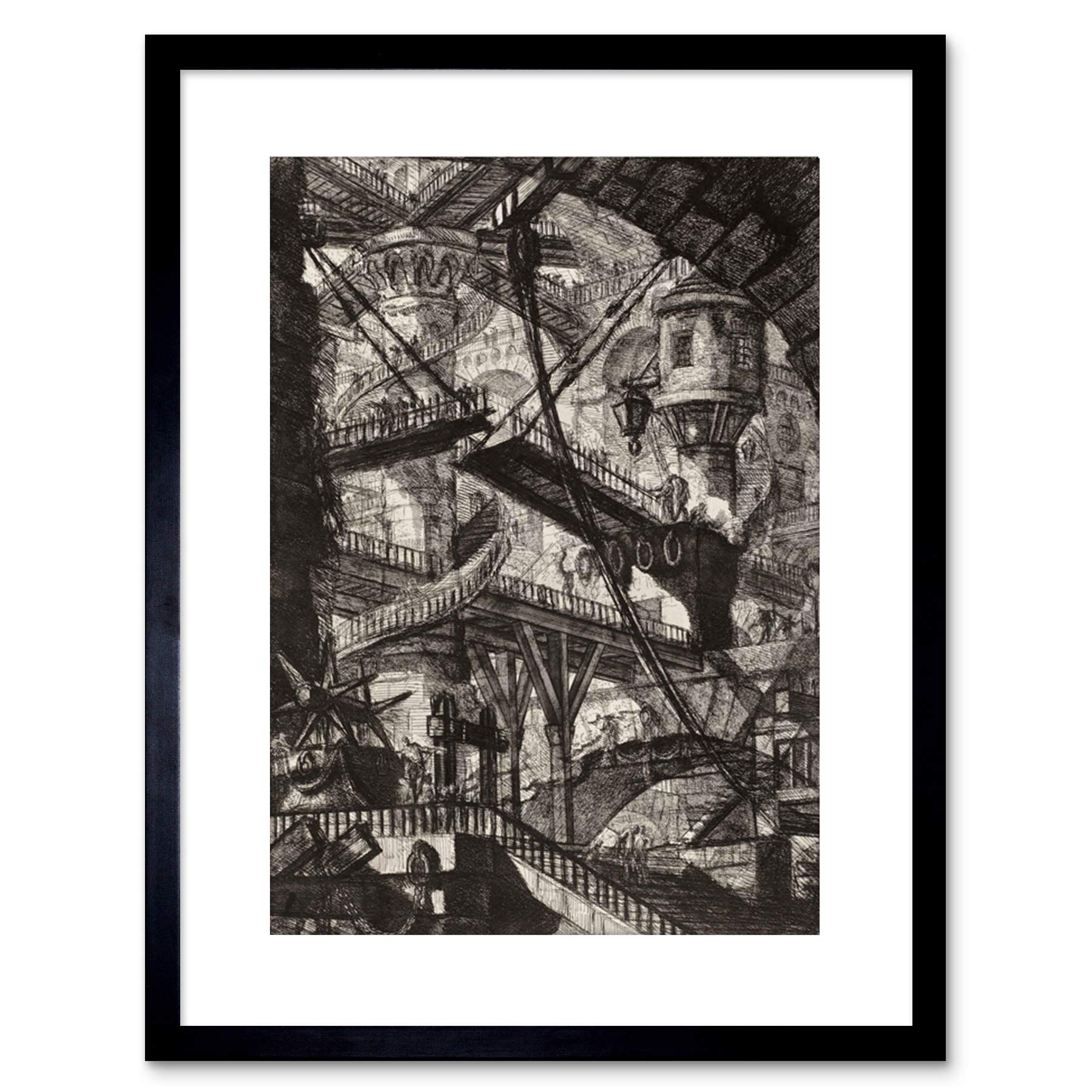 Wee Blue Coo PAINTING GIOVANNI BATTISTA PIRANESI FRAMED PRINT F97X3512