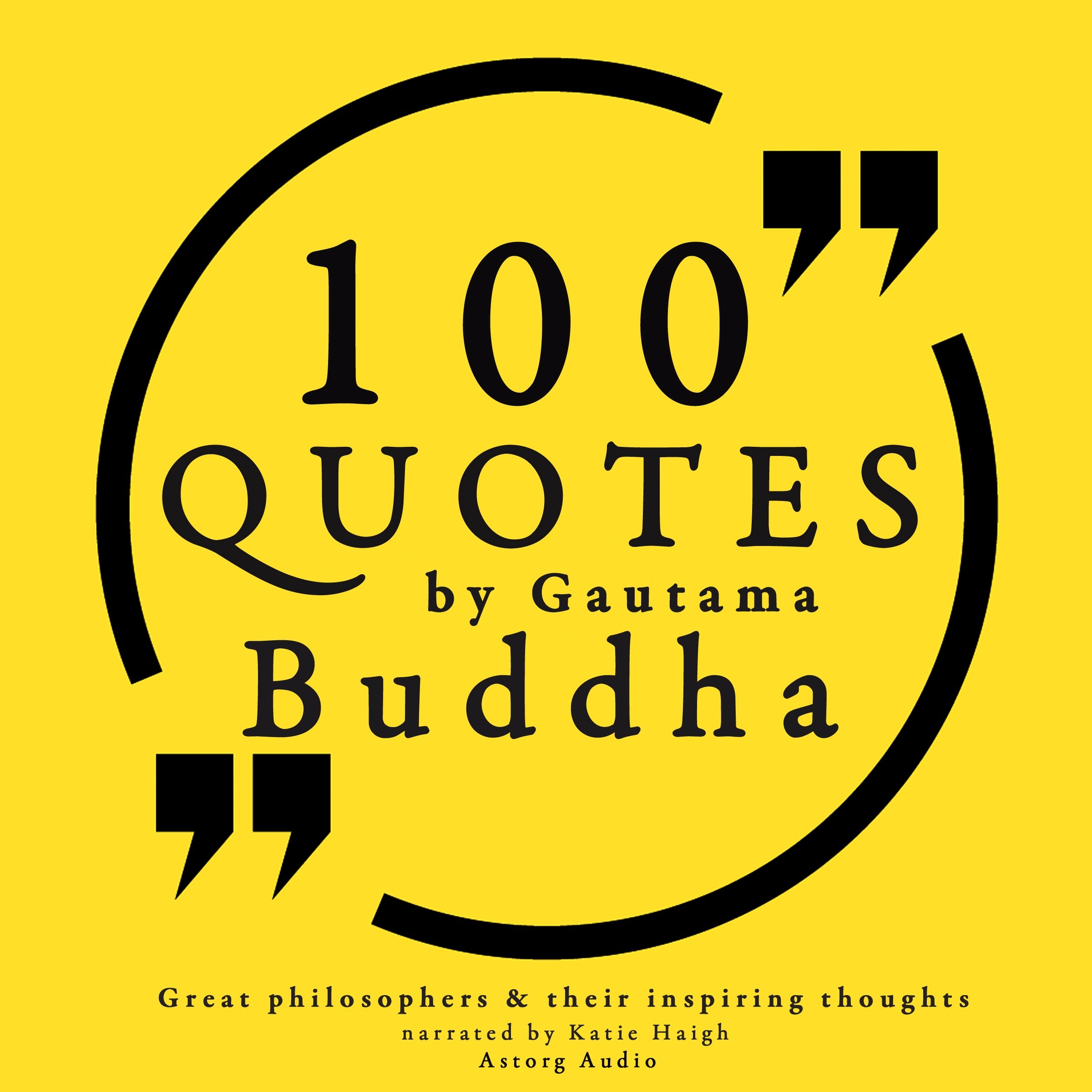 Cover art for 100 Quotes by Gautama Buddha