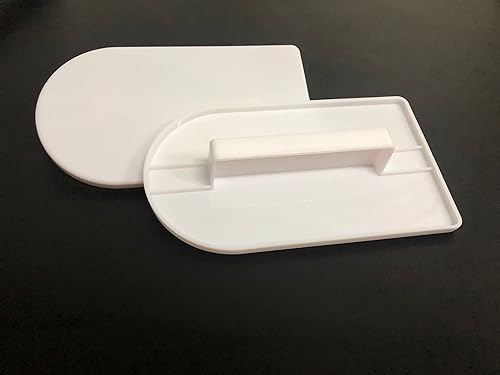 2 piezas de decoración de tartas glaseado más suave paleta fondant pulidor finalizador Sugarcraft tazas