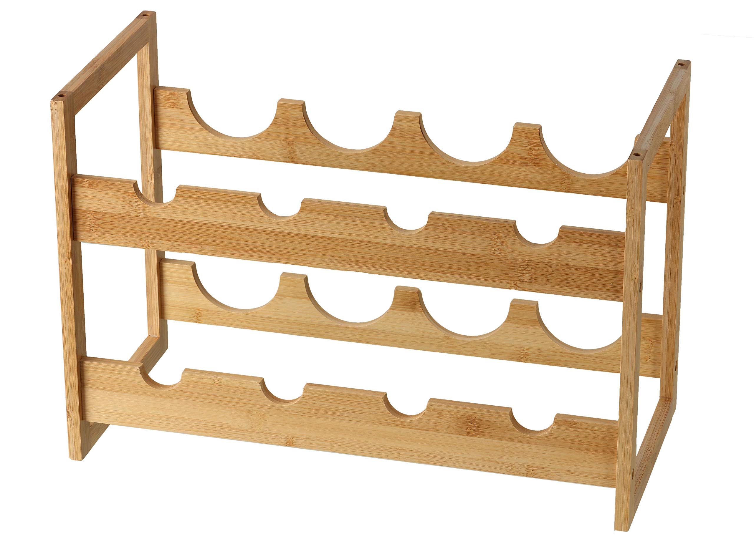 Cortesi Home Napa Stackable 2 Tier Wine Rack, Holds 8 Bottles 19