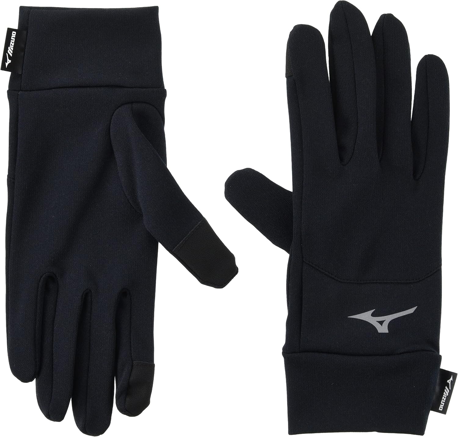 [ミズノ] 陸上 ランニングウェア ブレスサーモ グラブ 手袋 吸湿発熱 防寒 保温 J2JY1505 ブラック