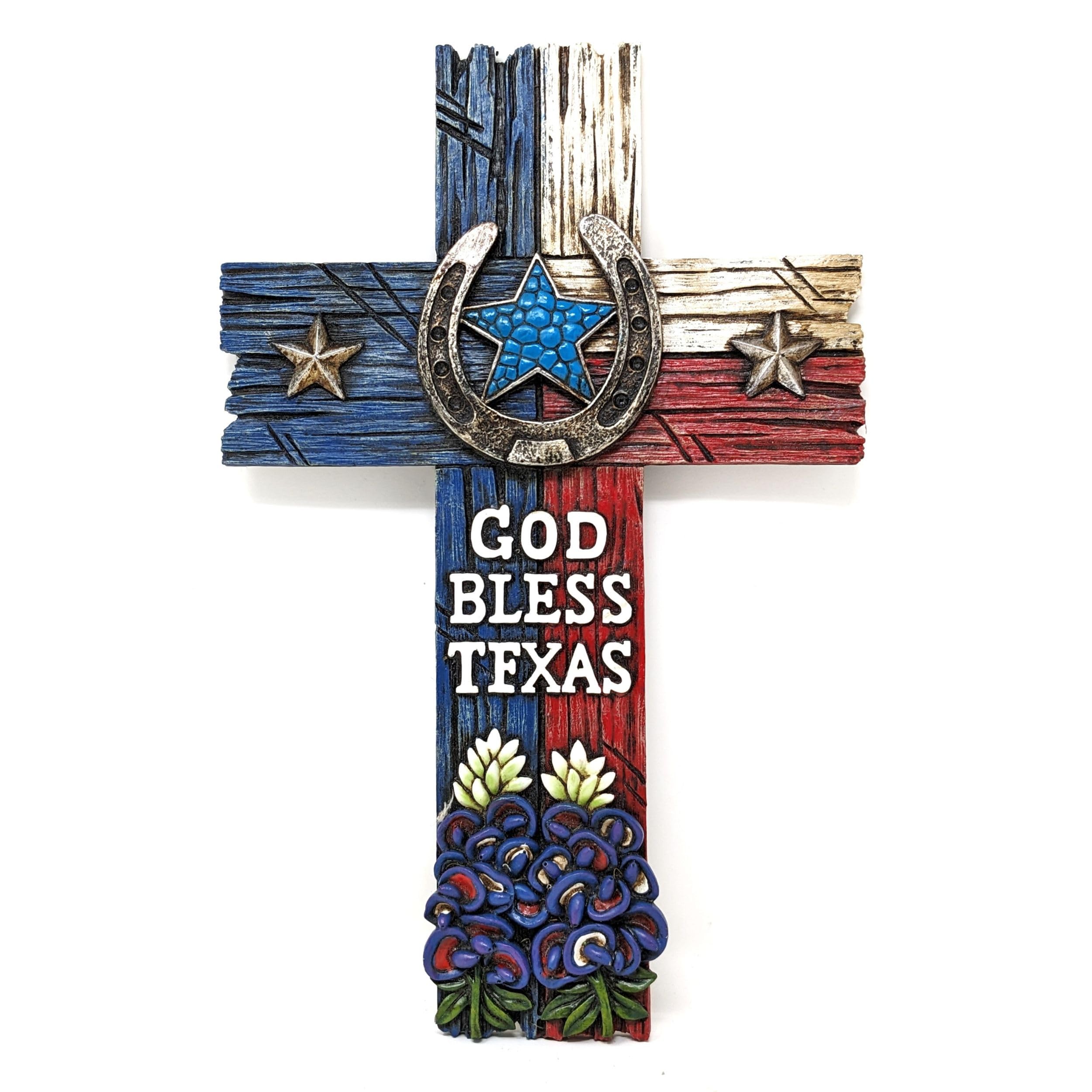 Amazon.com: BestGiftEver God Bless Texas Faux Wooden Cross
