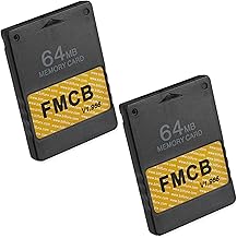 Skywin FMCB Free McBoot Card v1.966 for PS2 (2 Pack) - Plug and Play PS2 Memory Card - 64 GB, Runs Games in USB Disk or Hard Disk
