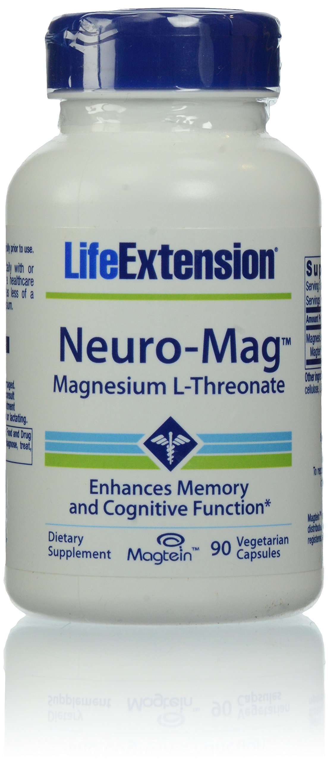 Life Extension, Neuro-Mag, Magnesium L-Threonate, 90 VegCaps (Blue Colored Bottle-Latest) (B00NO00KJO) Amazon Price History, Amazon Price Tracker