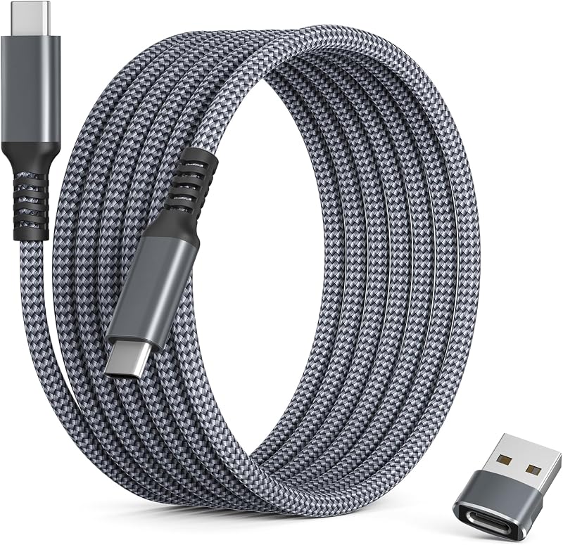 for New iPhone 17 16 Air Pro Max Charger USB C Cable 10FT | Long 60W Type C Fast Charging Cord with USBC Adapter for Apple 15 Plus,iPad 10 Air 5 Mini 7th 6th Gen,Samsung Galaxy S26 S25