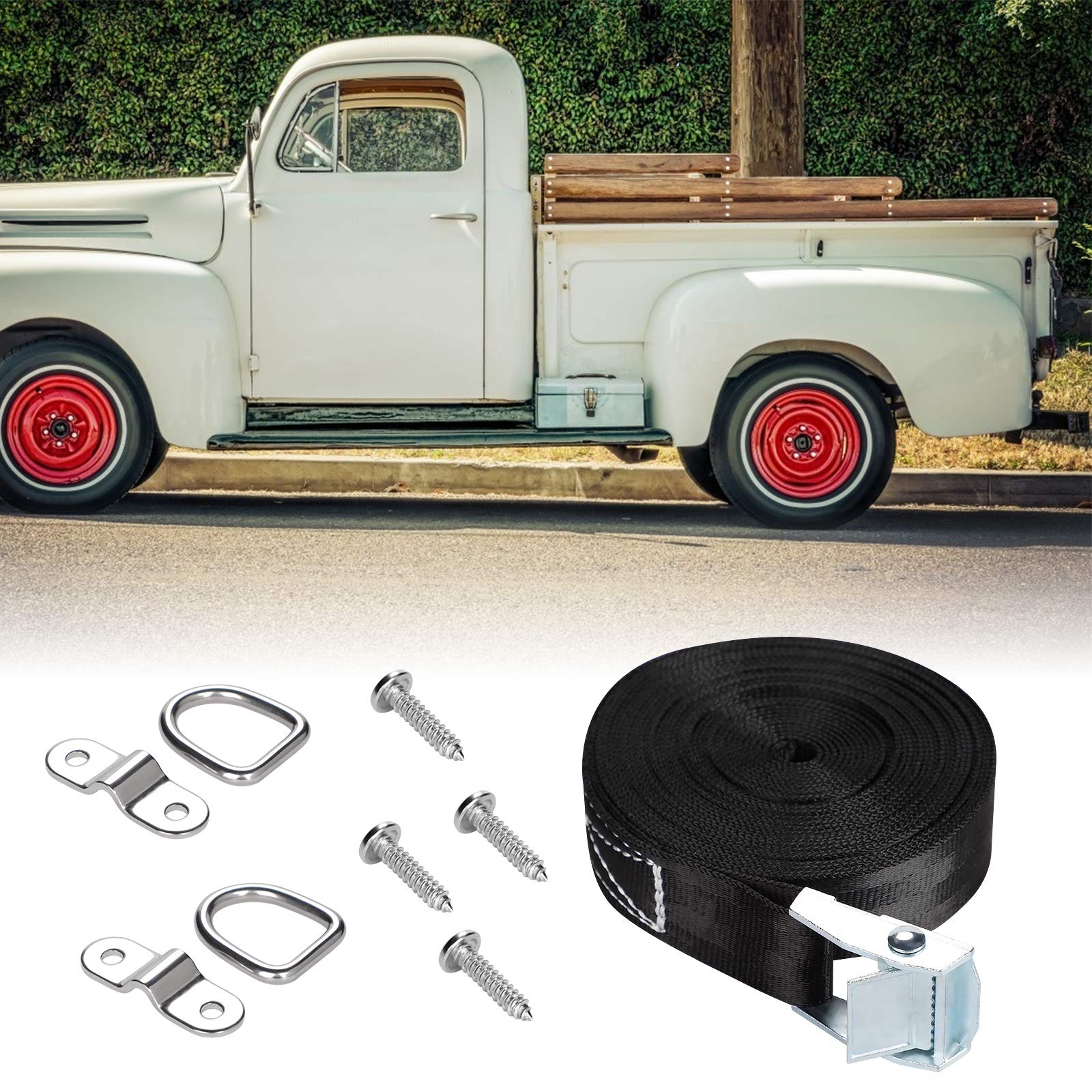 ZYTC 4 Pc Morbido Laccio Legare Cinghie Di Tensionamento Morbido - Foto 7