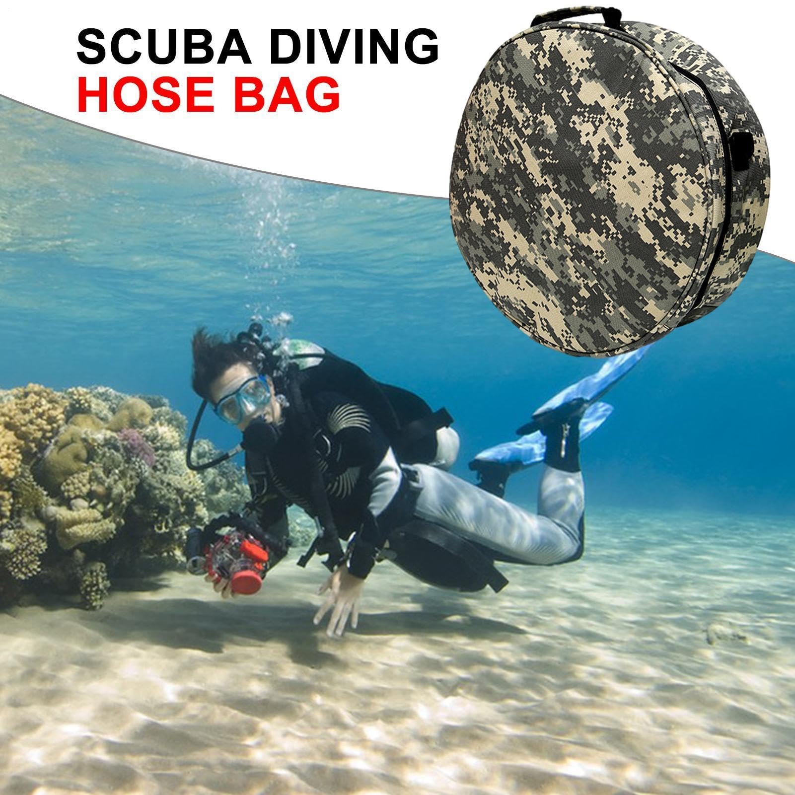 Borsa subacquea per attrezzatura, borsa per tubo da immersione subacqueo