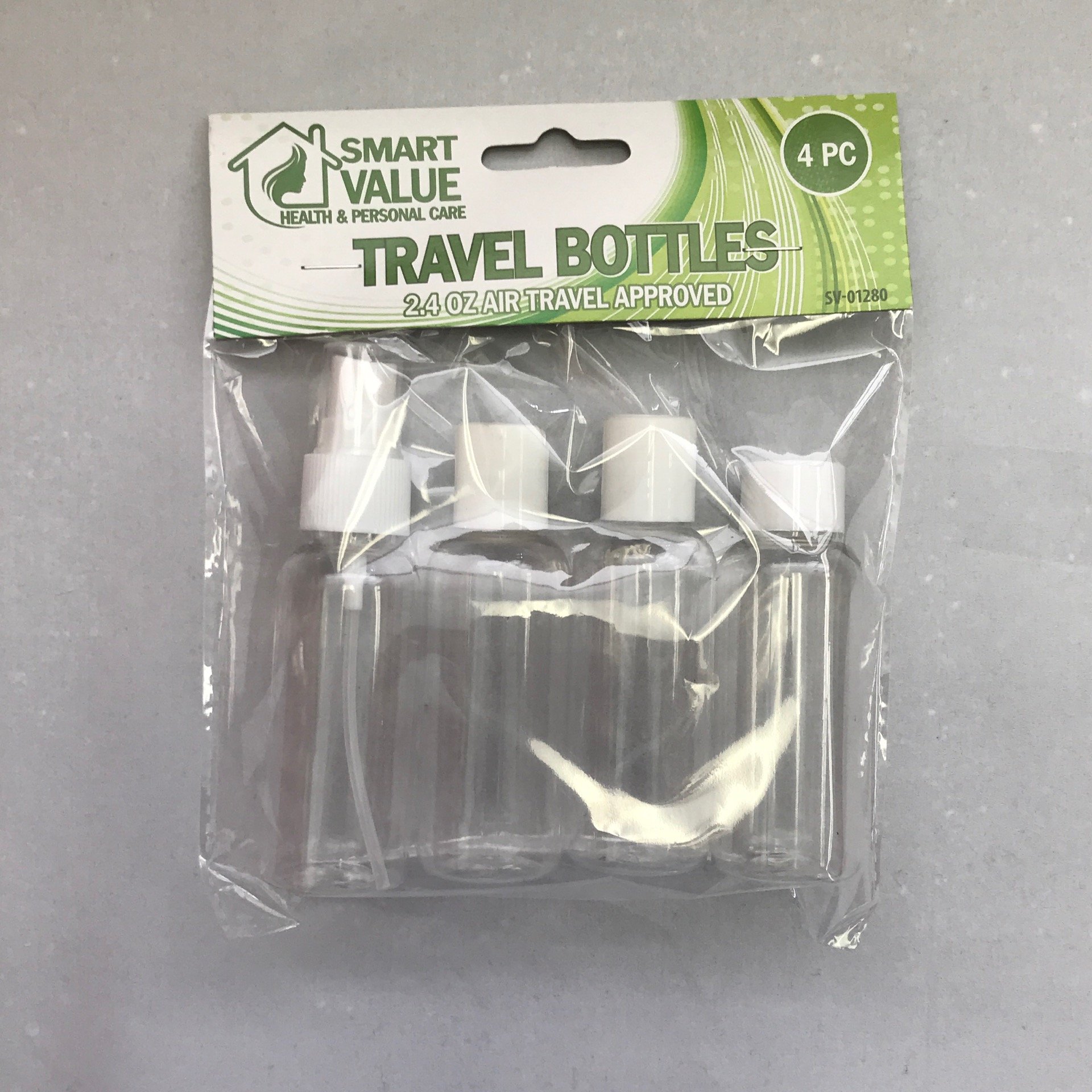 2.4 OZ Air Travel Bottles 4PCS