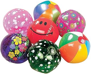 Fun Express Mega Bulk Beach Ball Assortment (50 Balls) Great for Party Favors