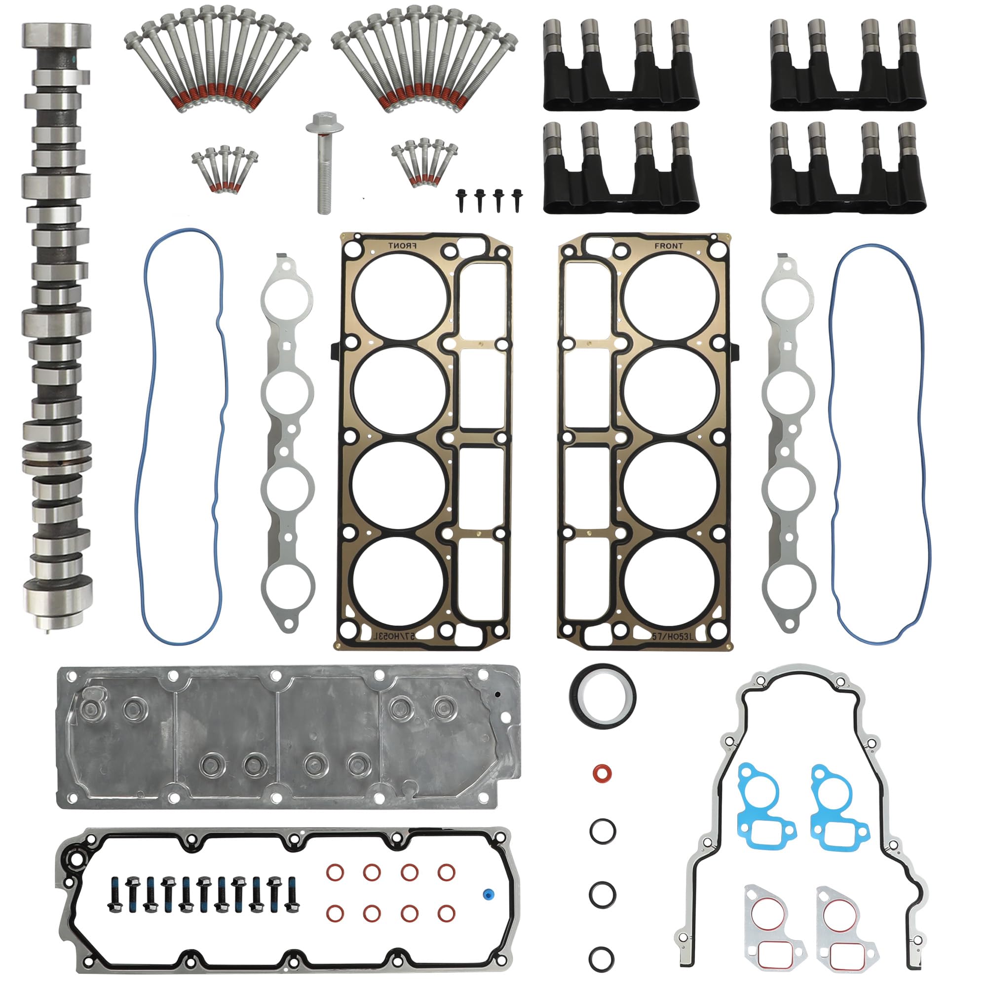 Photo 1 of 5.3 NON AFM DOD Disable Lifters with Camshaft & Cylinder Head Gasket Set Fit for Chevrolet Silverado 1500 Tahoe GMC Sierra Yukon 5.3L 2007-2013 Replace#12625437