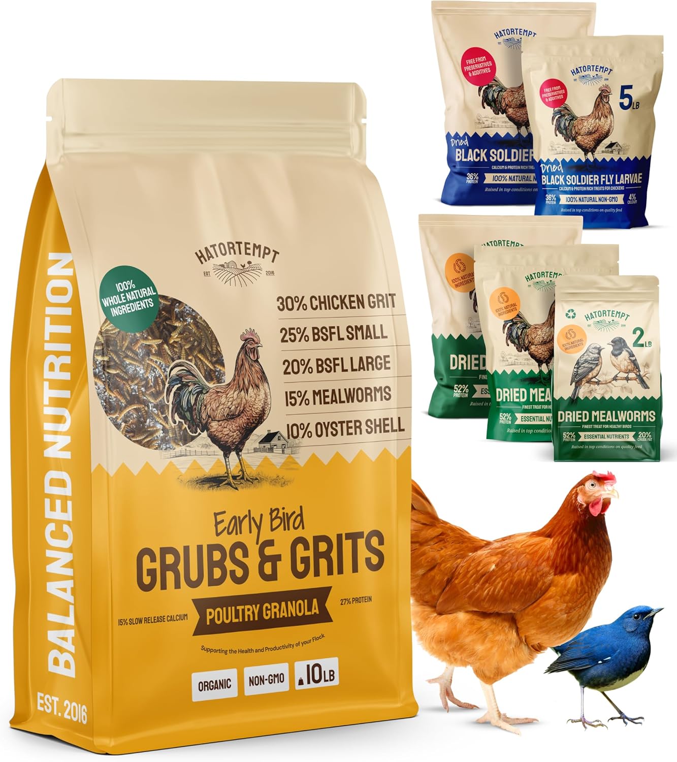Grubs & Grits Chicken Feed
