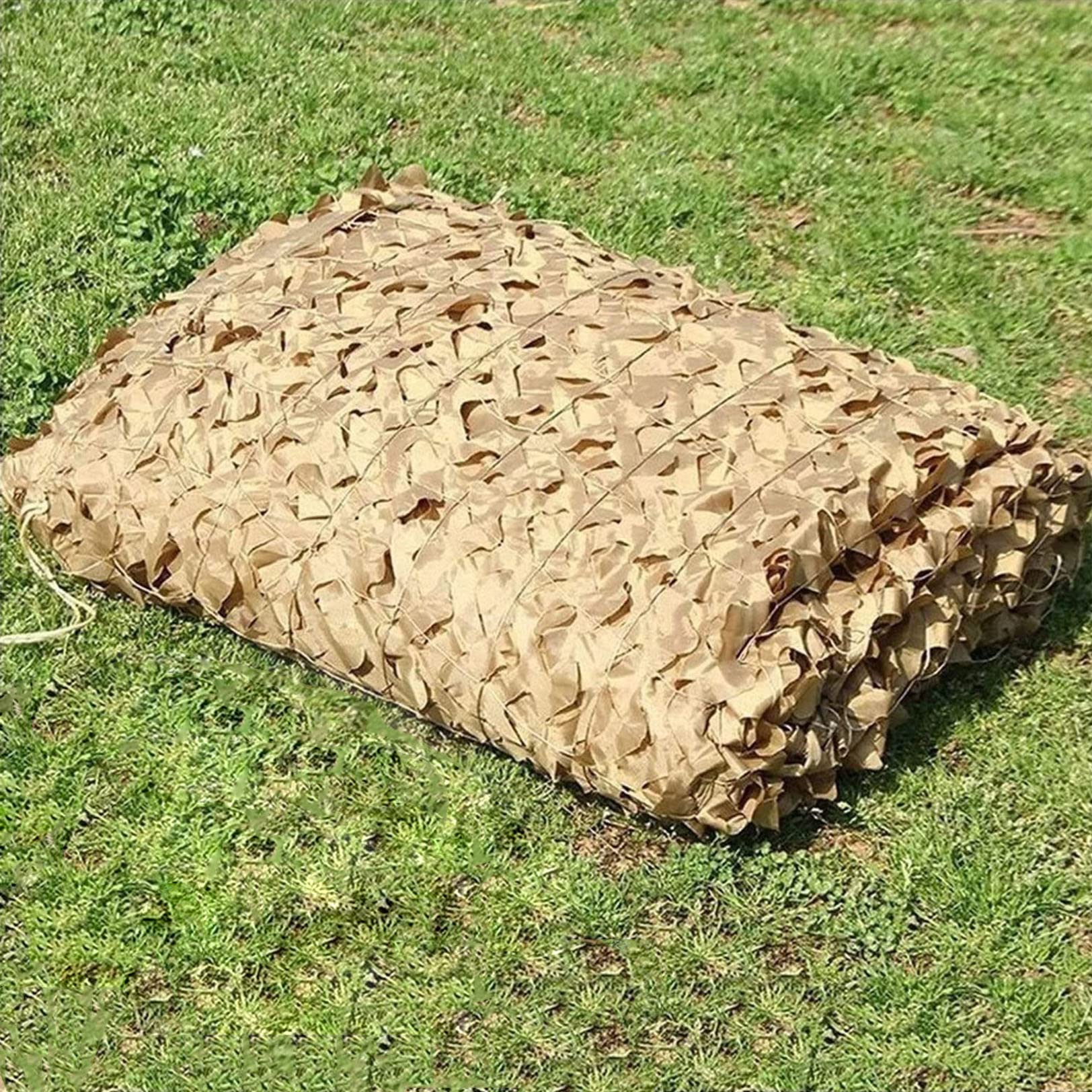 Siatka maskująca z blokadą UV, wytrzymała siatka przeciwsłoneczna do polowania na zewnątrz, kemping, ogród, patio, odporna na rozdarcie i lekka