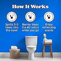 Vista 5 de Poo-Pourri Before-You-Go - Aerosol para inodoro, color Royal Flush, tamaño de viaje, 0.3 onzas líquidas, eucalipto y menta verde