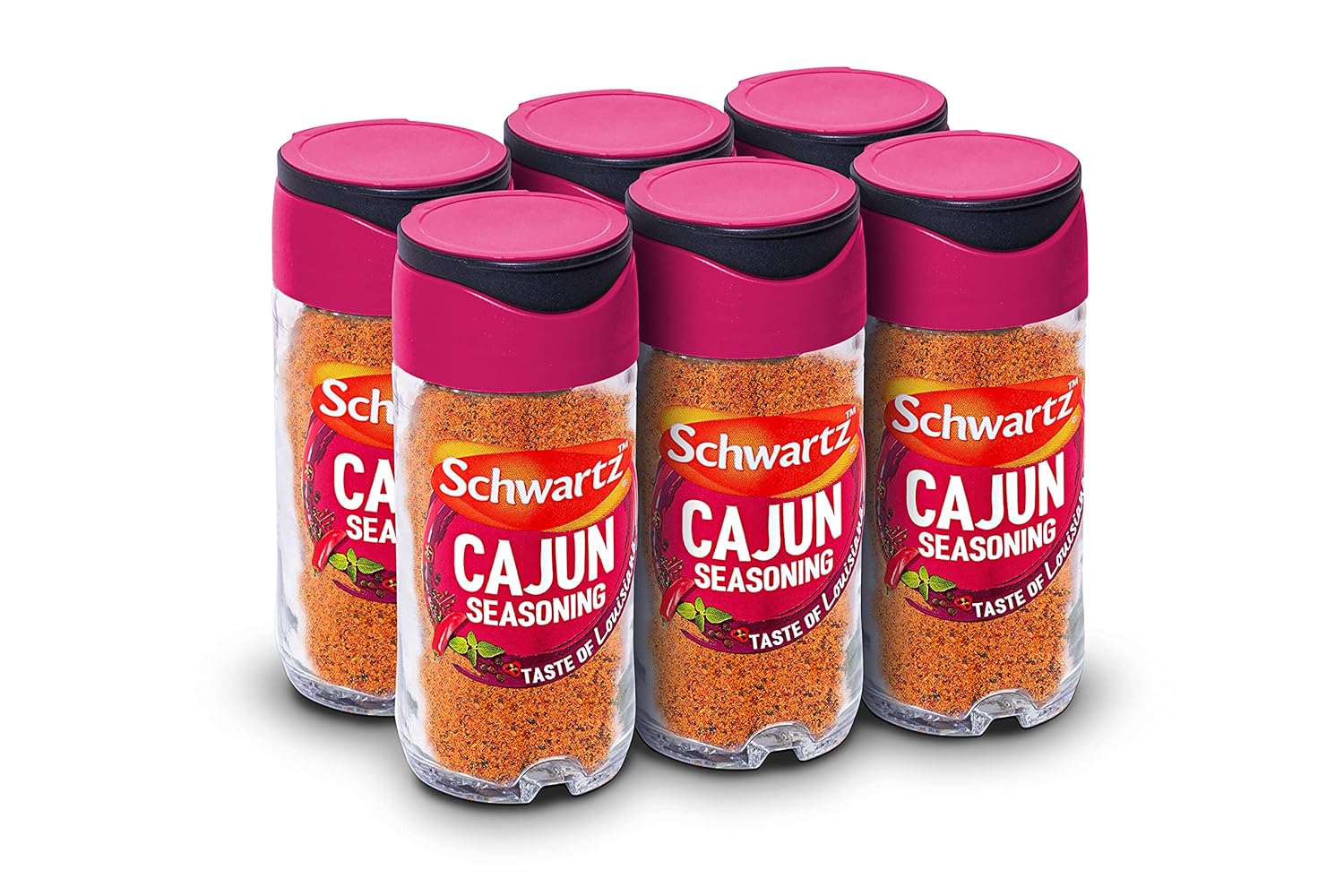 Schwartz Perfect Shake Cajun Seasoning 44 g (Pack of 6)