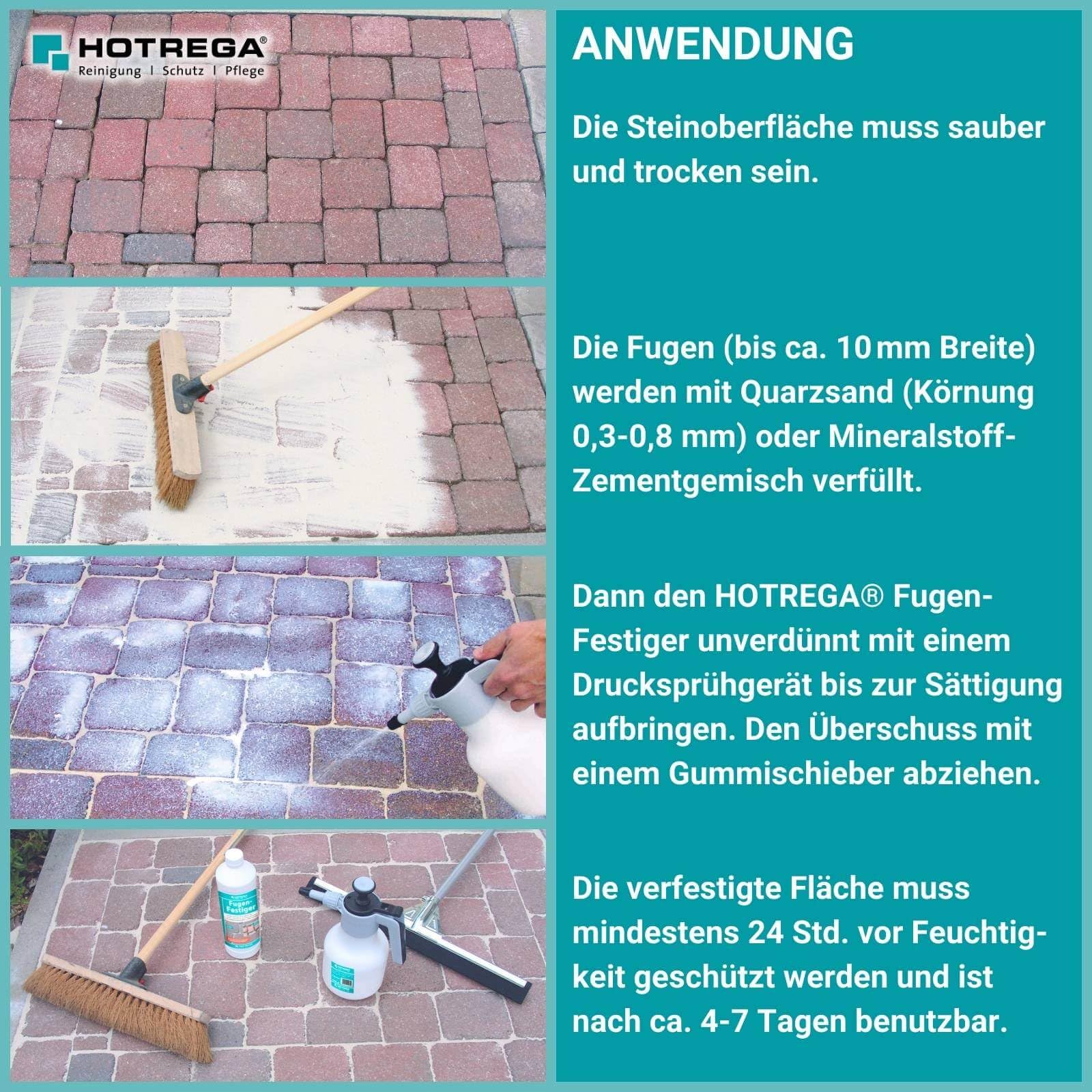 HOTREGA Fugenfestiger 5 L | Elastische Fugenversiegelung für Sandfugen
