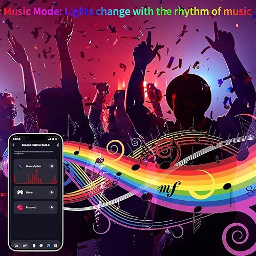 Miniatura 7 de AFSEMOS Luces de inundación RGB de 25 W, paquete de 4 unidades que funcionan con la aplicación Tuya, luces que cambian de color con control remoto y