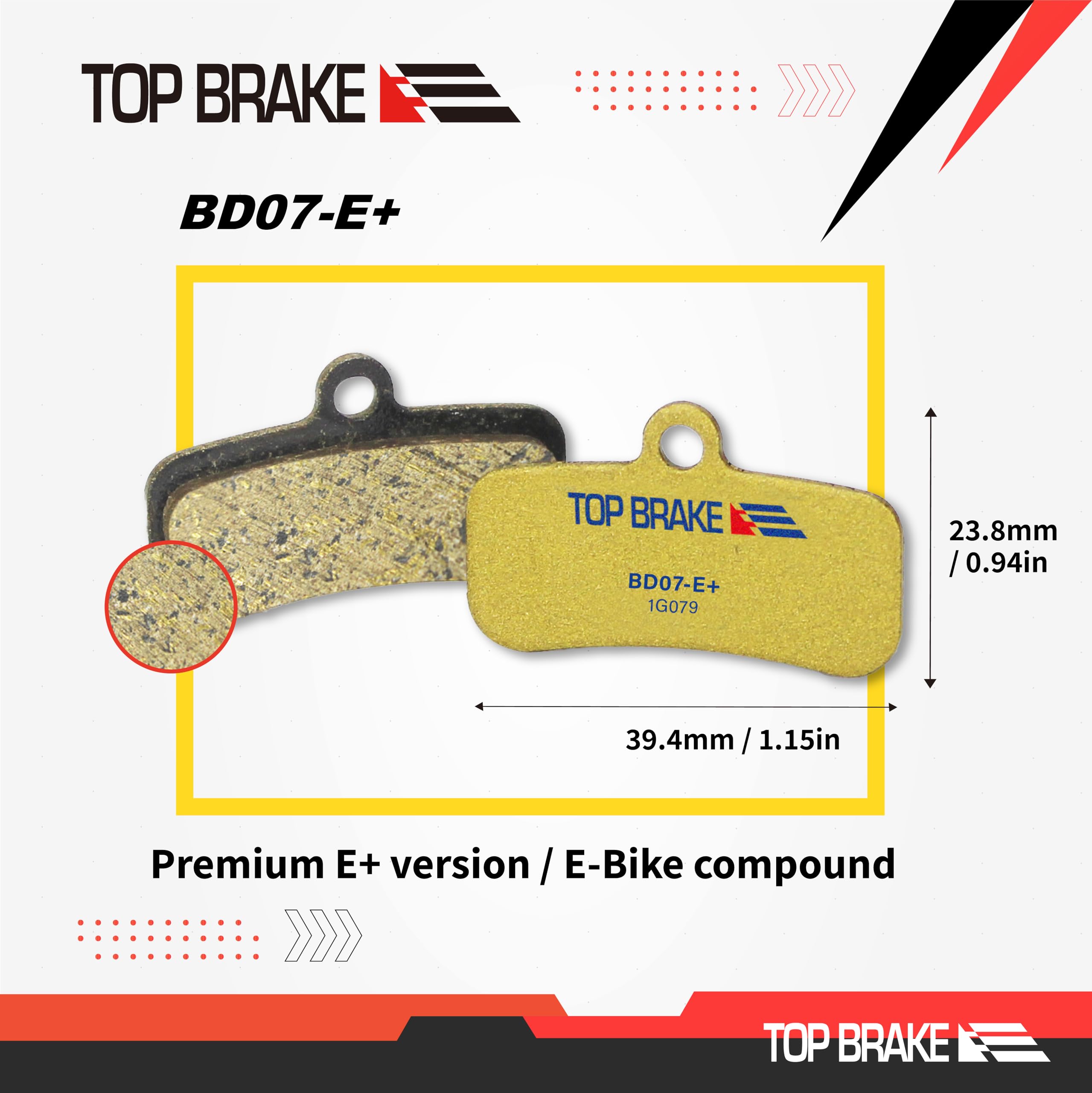 TOP BRAKE 2 works Disc Bike Brake Pads for Shimano 4 Piston Saint BR-M810 M820 Zee M640 XTR-M9120, Deore XT BR-M8020 - Image 4