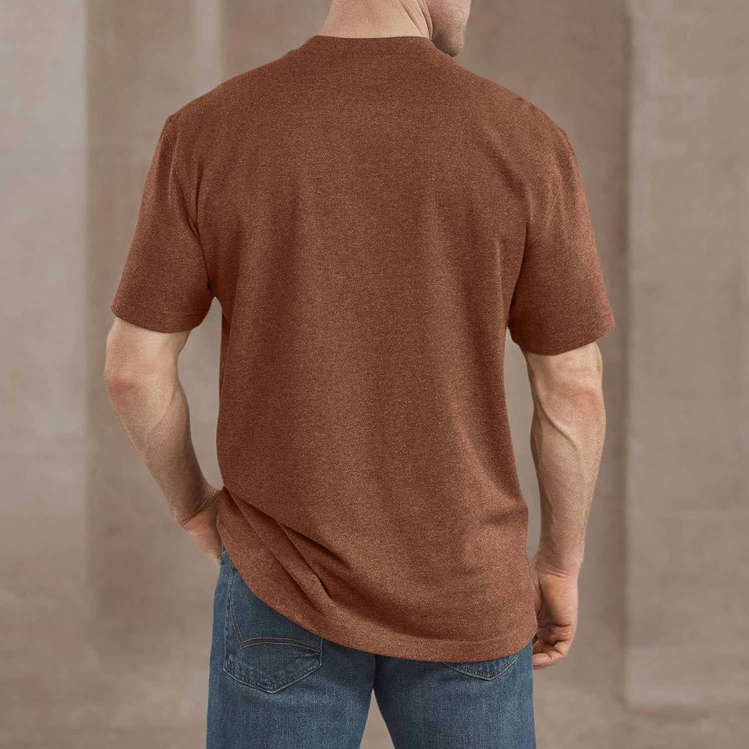 Dickies Men's Heavyweight Crew Neck Short Sleeve Tee - Picture 77 of 127