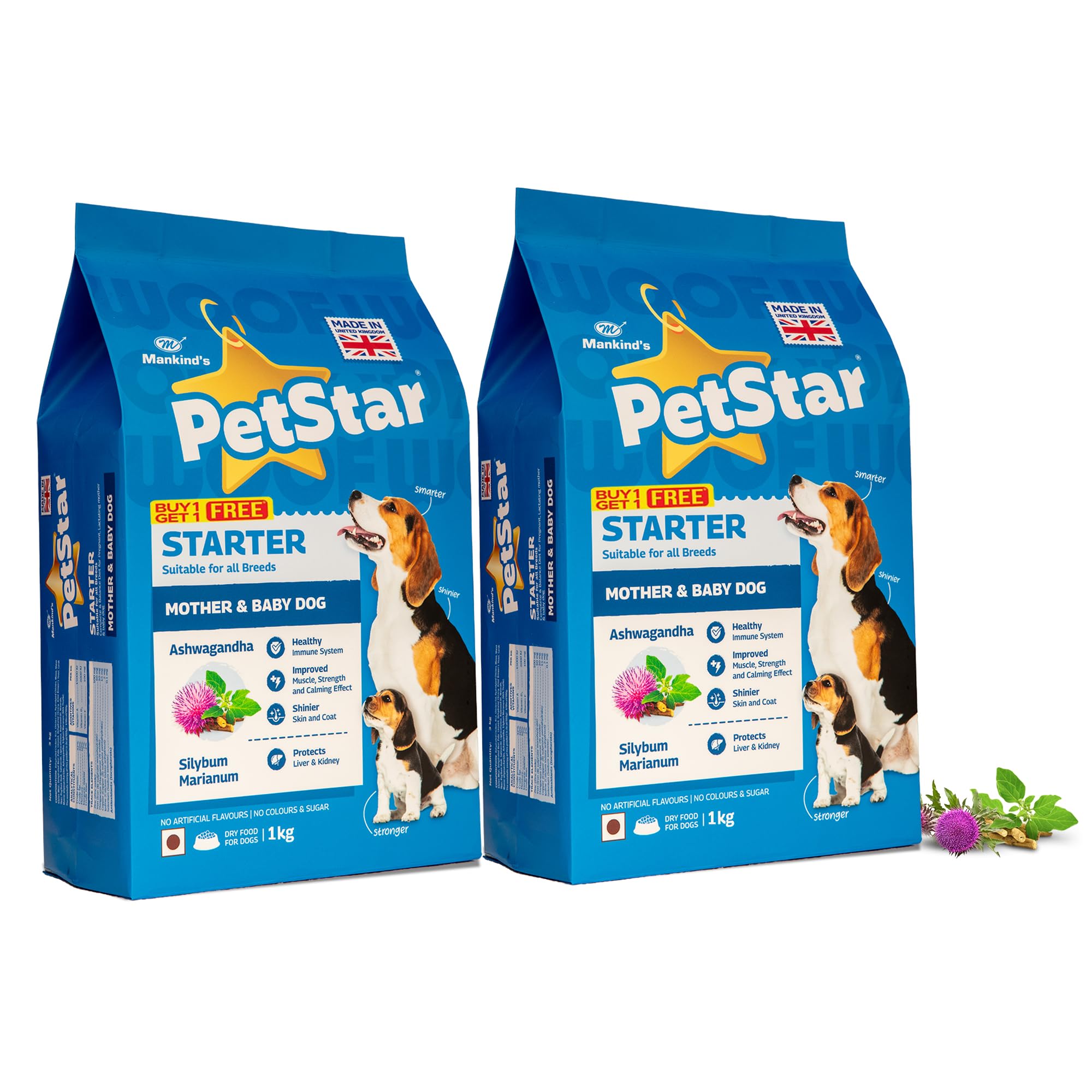 PetStar Mother and Baby 1 kg Dry Dog Food, (Buy 1 Get 1 Free), Total 2 Kg (B0CT3JT7G4) Amazon Price History, Amazon Price Tracker