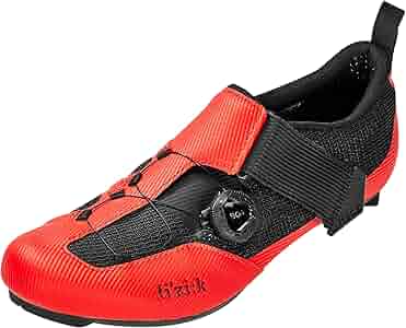 Amazon.com | Fizik R3 TRANSIRO Triathlon Shoes, Red/Black