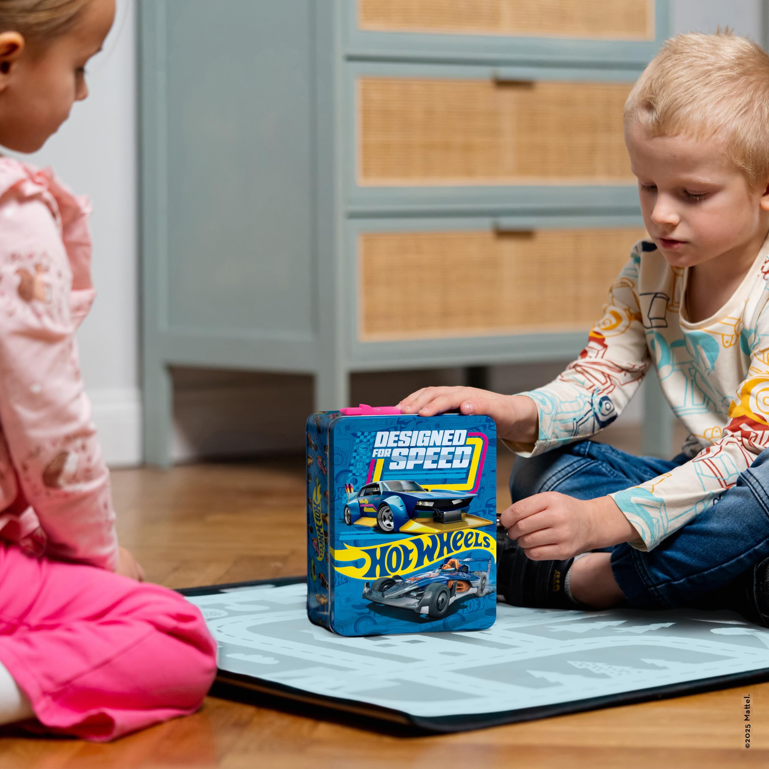 Theo Klein 2881 Hot Wheels Verzamelkoffer I Metalen koffer voor