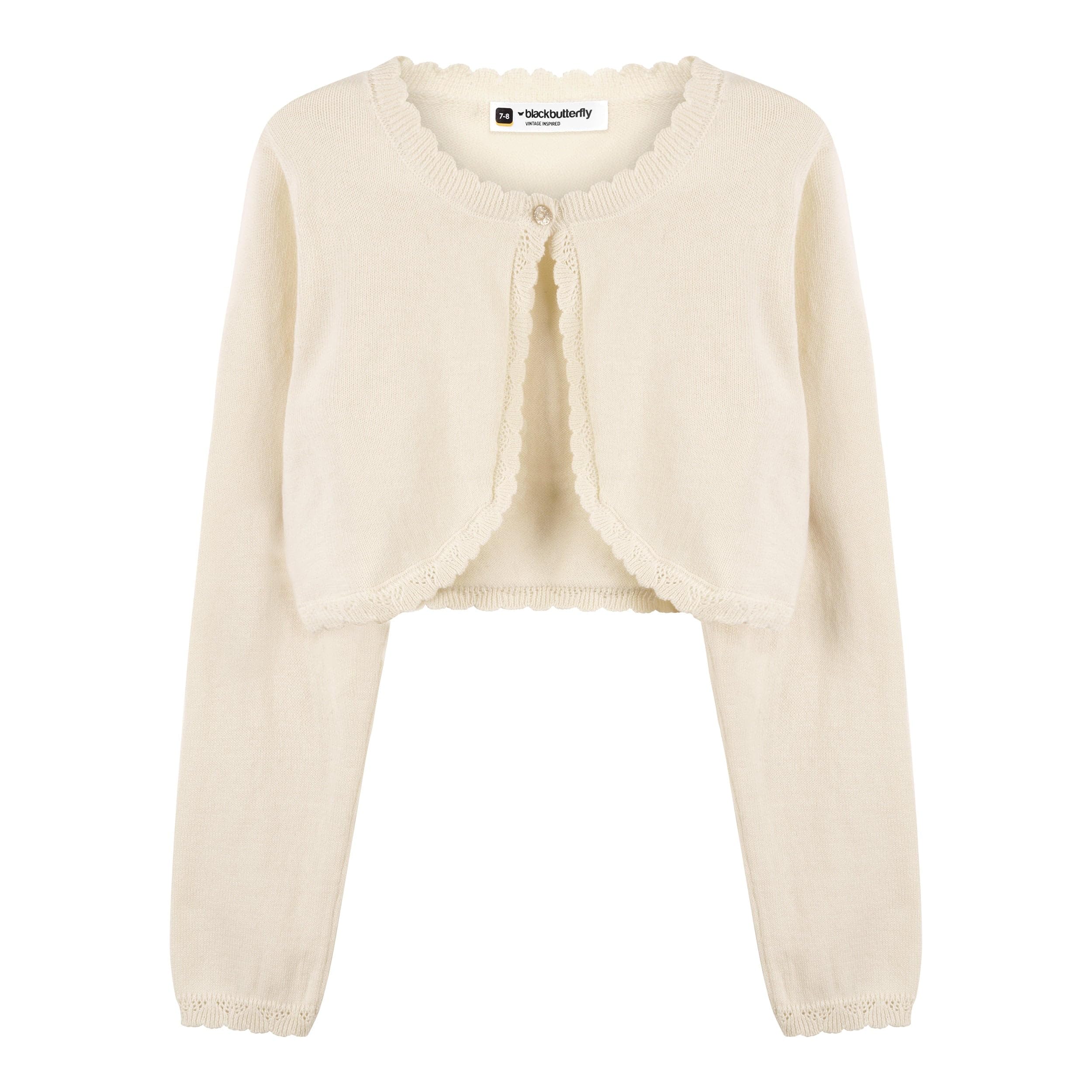 BlackButterfly Girls Long Sleeve Knit Bolero
