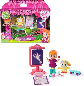 💎 72% MEGA DEAL! Vida The Vet – Pack de Cuidados con Vida y Zig Zag: 2 Figuras Articuladas + Accesorios – 6071397 – Vida la Veterinaria Juguetes – Juguetes niños 3 años + – Regalo Niña 3 Años + – Juegos Infantiles