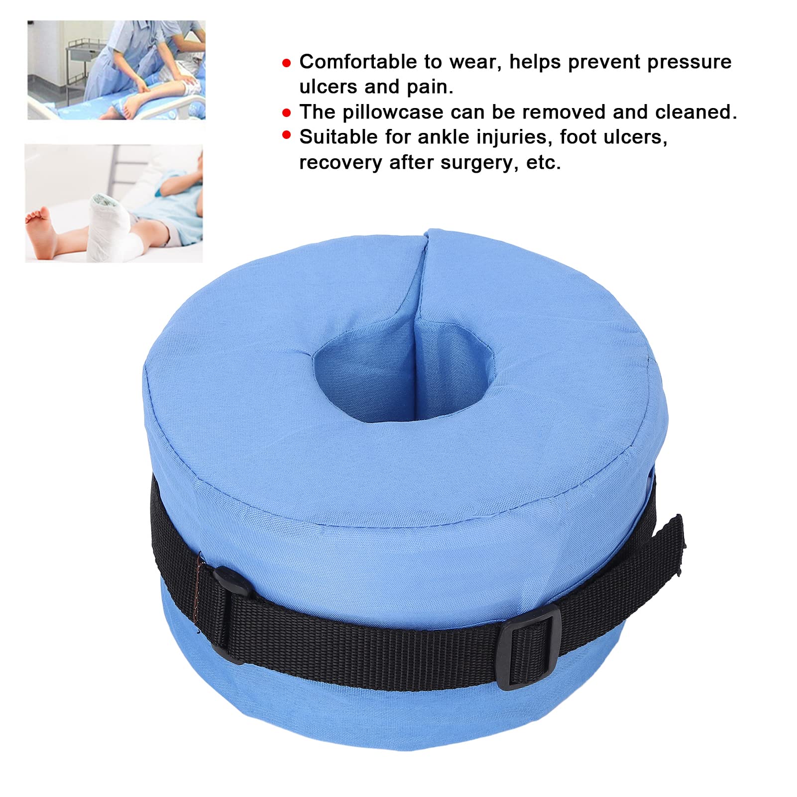 Wnesy Heel Rasing Protector, Stress Relief Washable Heel Cushion Protector Cushion for Post-Surgery Recovery - Image 4