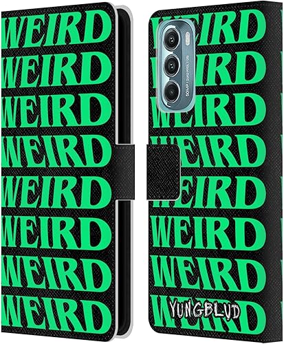 Miniatura 10 de Head Case Designs Officially Licensed Yungblud Face Graphics Leather Book Wallet Case Cover Compatible with Motorola Moto G Stylus 5G (2022)