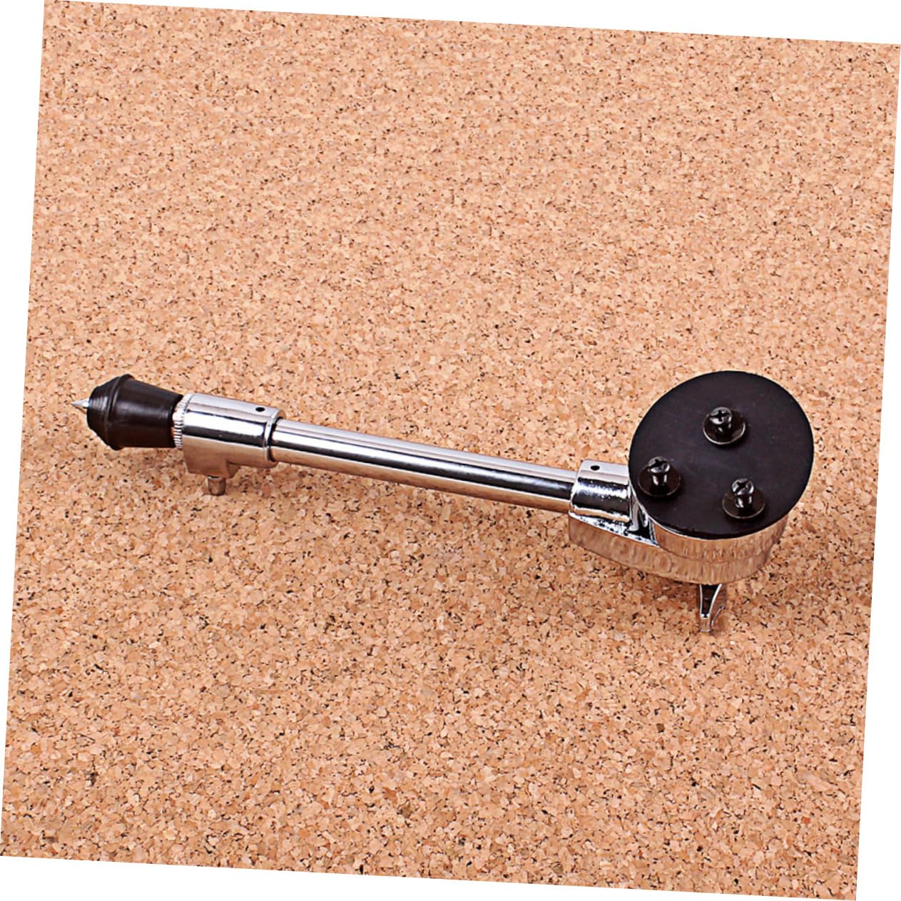 FUNOMOCYA Drum Leg Stand Replacement Part with Skid-Proof Design for Drum Kit Stability and Use, Silver, 28X6.35CM - Image 4