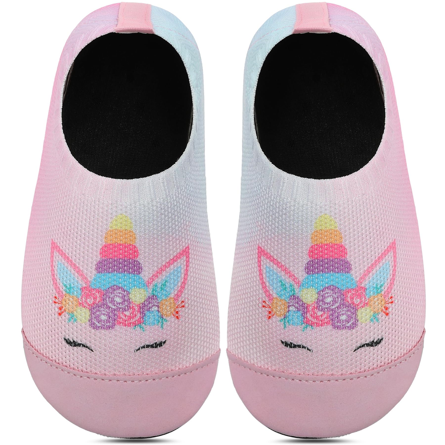 BARFULKER Hausschuhe Kinder Jungen Mädchen Atmungsaktive Pantoffeln Leicht Rutschfest Lauflernschuhe Kleinkinder Hüttenschuhe Slippers Barfußschuhe,Gr.20-33