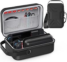 HEIYING Étui de Transport pour Nintendo Switch 2 (Modèle 2025) - Coque Dure de Voyage avec Protection Intégrale - Organisation pour Tous Les Accessoires - Pratique pour Les Déplacements