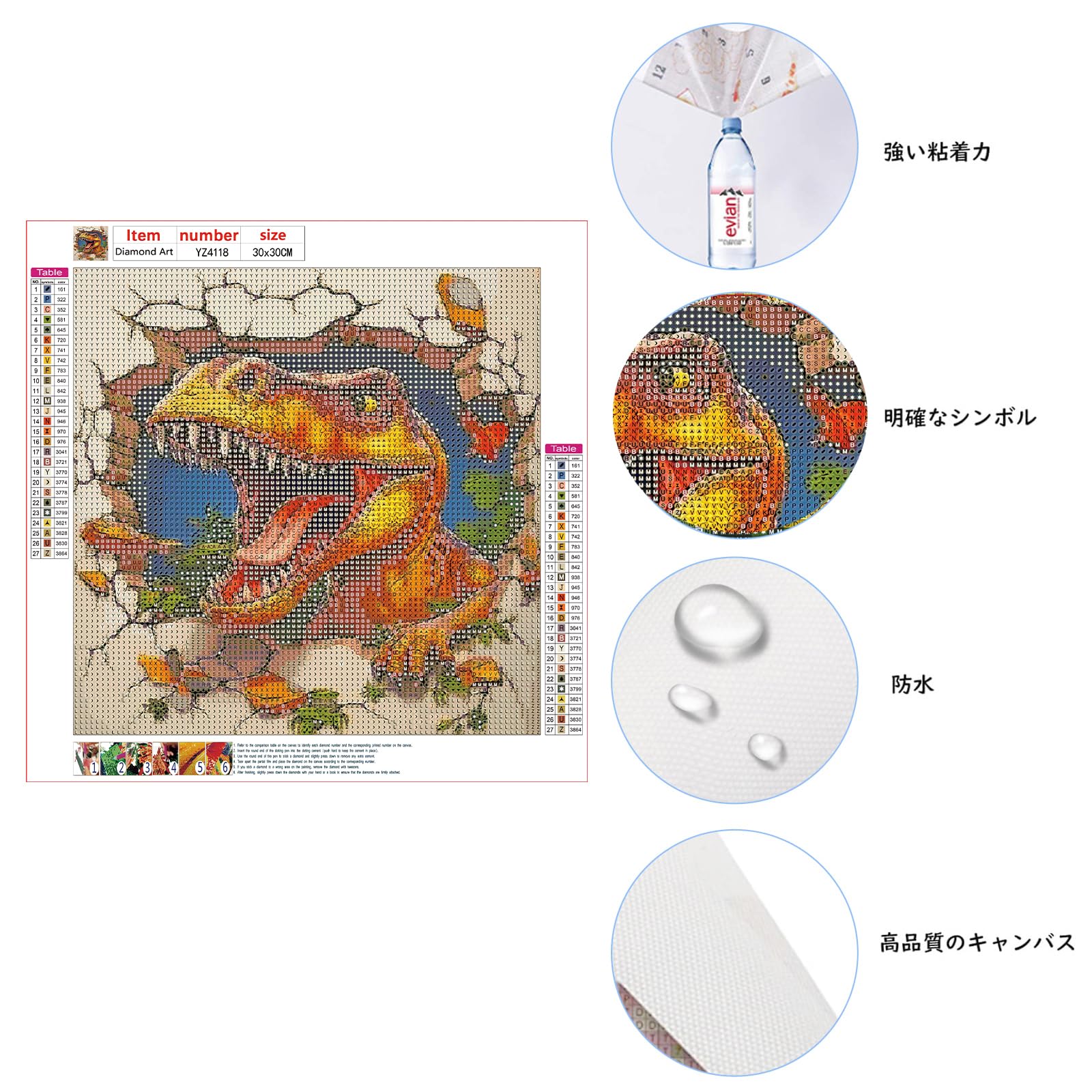 Amazon.co.jp: JISHSHAY: ダイヤモンドアート 動物