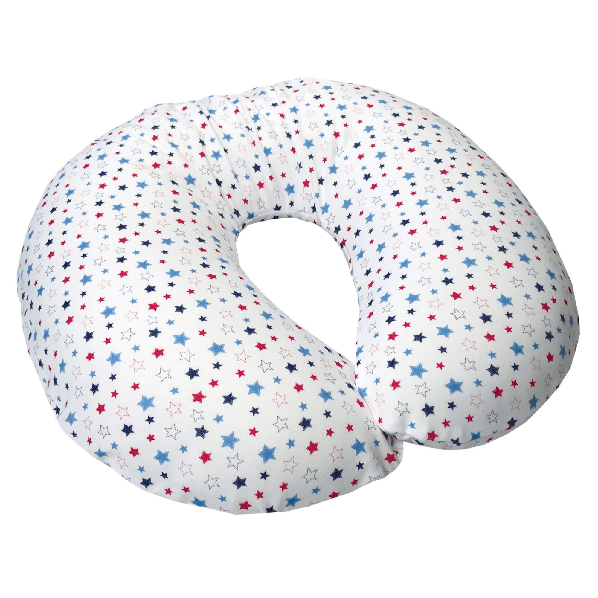 Healthy Body Head To Toe Organic Cotton Nursing Pillowcases - Stars Print Jersey