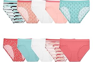 Girls' Soft Cotton Hipster Underwear
