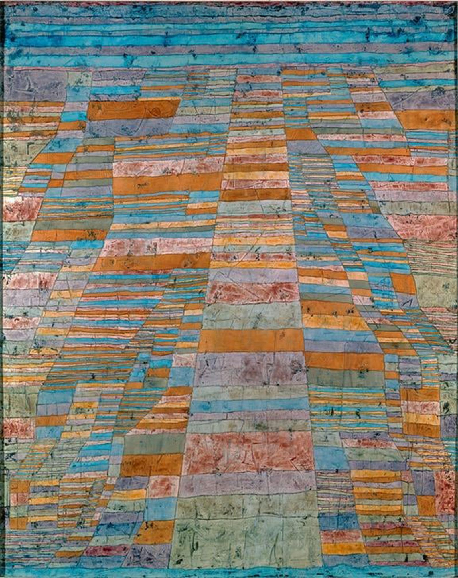 SERENDIPITP Vintage Picture Print on Canvas Wall Art Poster Main and byways by Paul Klee Artwork Print Poster for Wall Decor 60x90cm