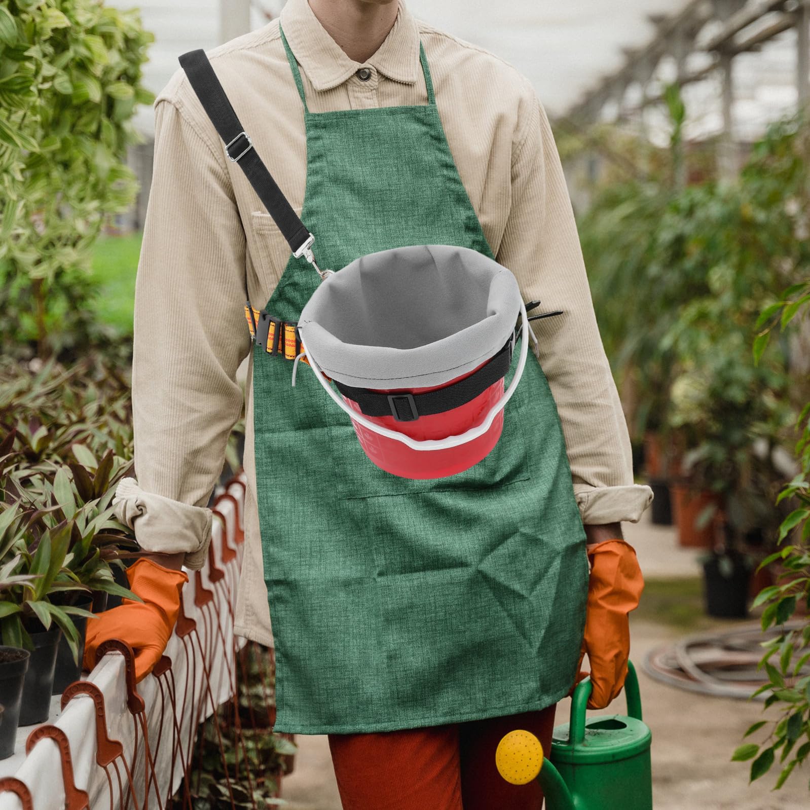 STAHAD Cestino e Design Leggero per Raccolta Portatile con Tracolla Regolabile per Raccogli Mirtilli e in Agricoltura