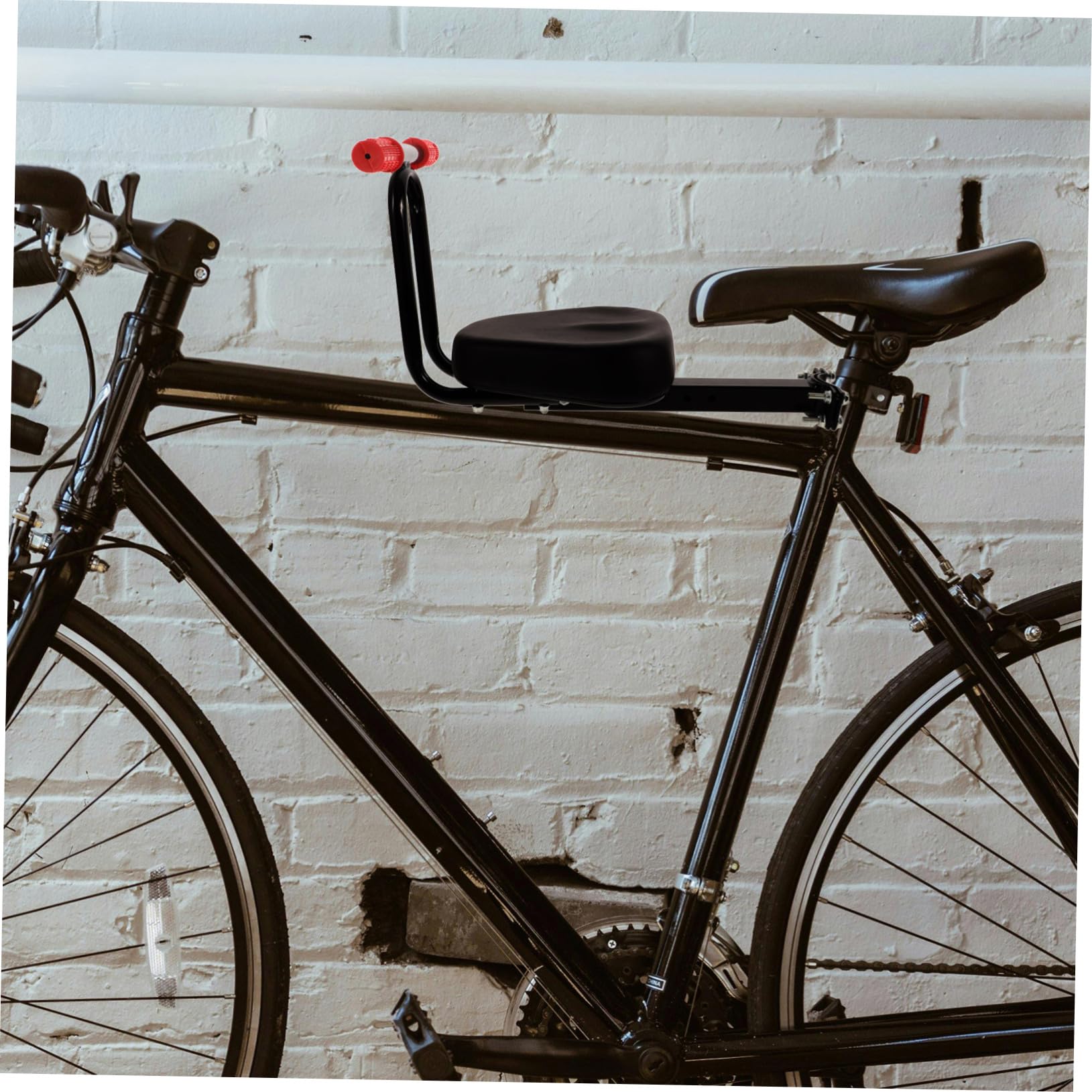 UPKOCH Asiento Infantil para Bicicleta de Montaña, Negro Reposabrazos