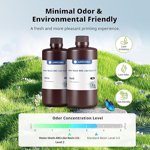 Miniatura 7 de ANYCUBIC Resina 3.0 lavable al agua, resina de impresora 3D, alta dureza y alta precisión, fácil de posprocesar, bajo olor, amplia compatibilidad
