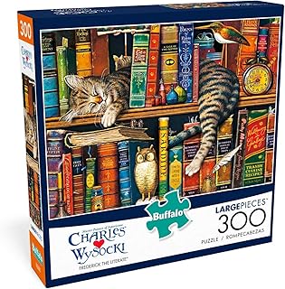 Buffalo Games - Charles Wysocki - Frederick The Literate - 300 Large Piece Jigsaw Puzzle