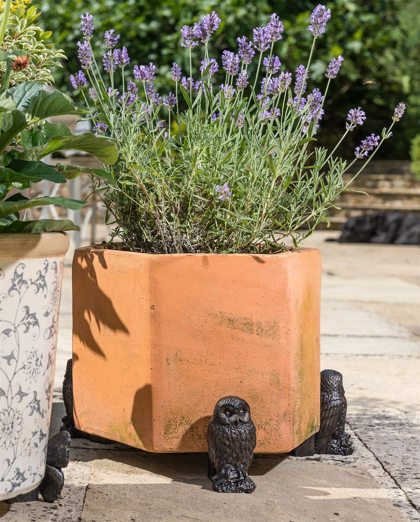 Potty Feet Owl Figures Plant Pot Feet - Planter Support - Handmade Decorative Ornaments - 3pcs — image 1