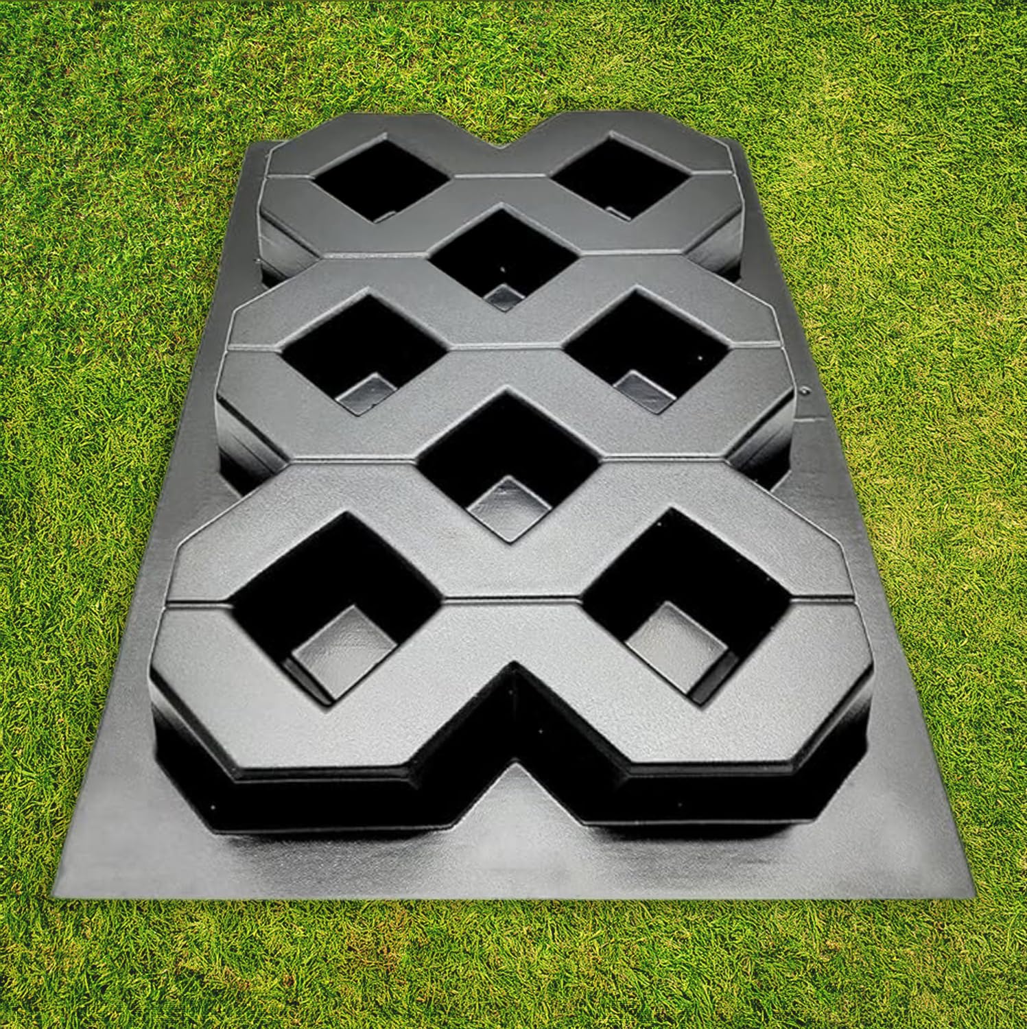 Concrete Molds Paver Mold Grass Block Pavers Mold ABS 2mm Eco Parking - Plastic Mold for Concrete Paving Slabs Cement Mold