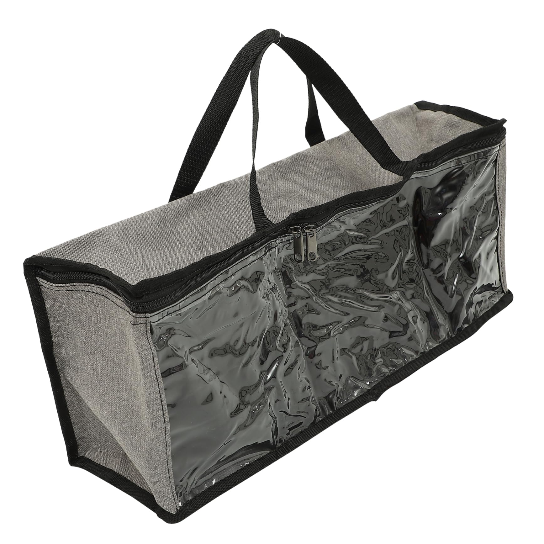 SOLUSTRE Hat Storage Bag with Transparent Window Portable Organizer for Baseball Caps and Design for Home and Travel Convenient Carry Handles Dust and Dirt Protection