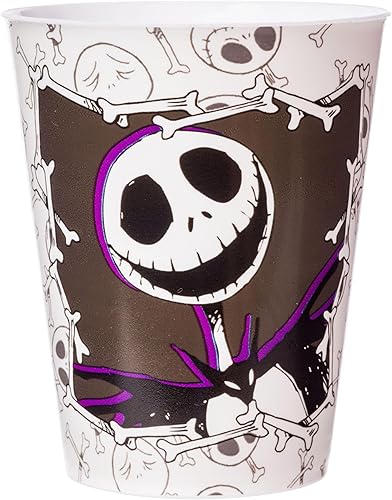 Miniatura 4 de Silver Buffalo Disney Nightmare Before Christmas - Juego de 4 mini tazas de plástico, 1.5 onzas