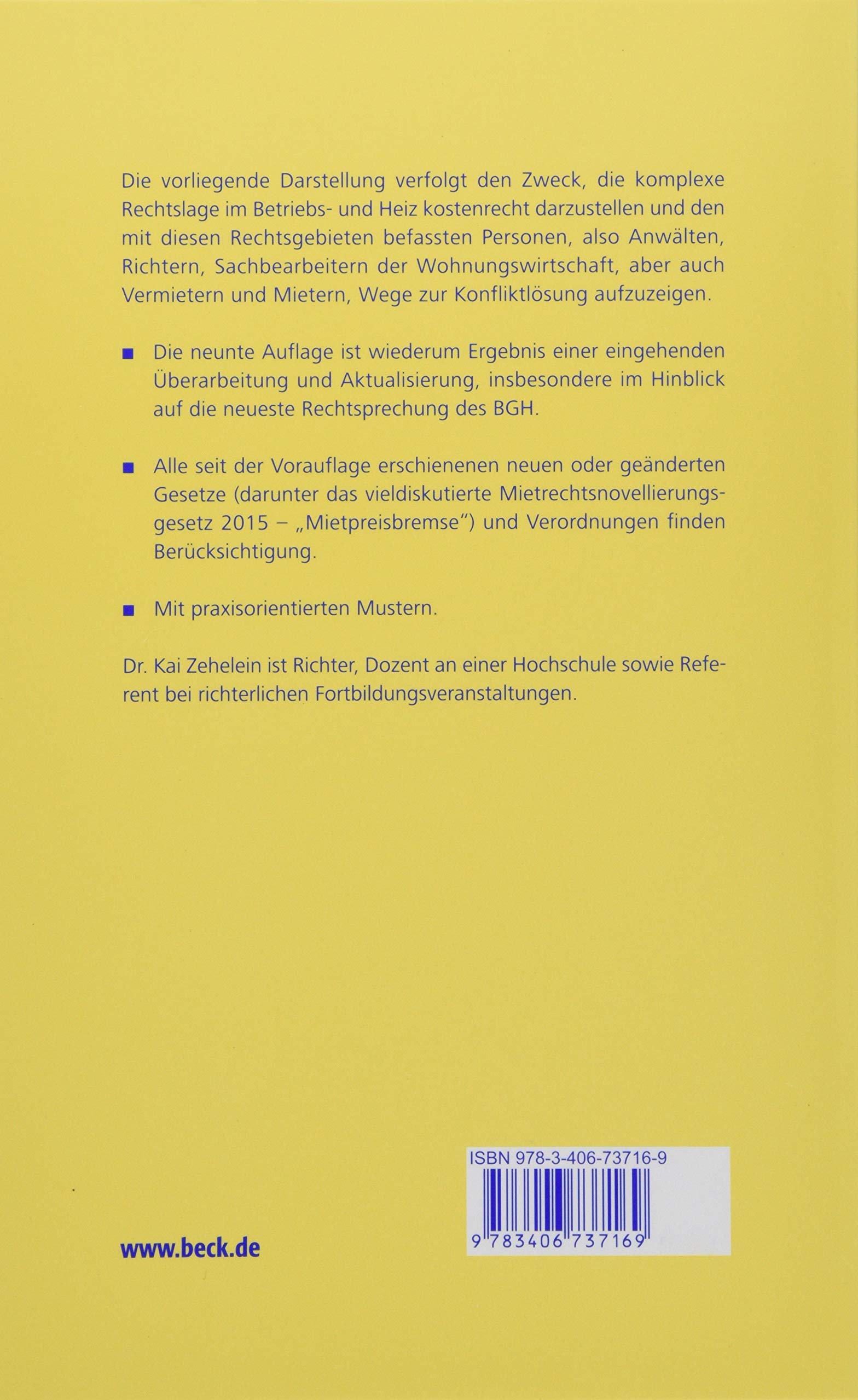 Betriebskosten- und Heizkostenrecht