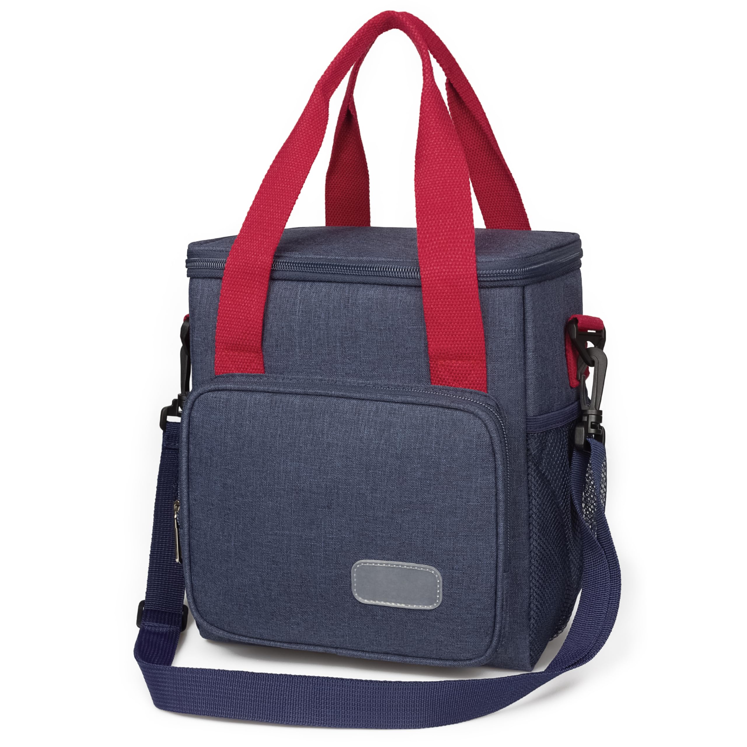 Sac à déjeuner isotherme pour hommes et femmes, sac à déjeuner de taille moyenne pour adulte avec bandoulière réglable, sac isotherme pour le travail, l'école, le pique-nique, la vie quotidienne